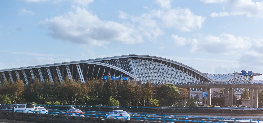 Der Shanghai Hongqiao Internationale Flughafen