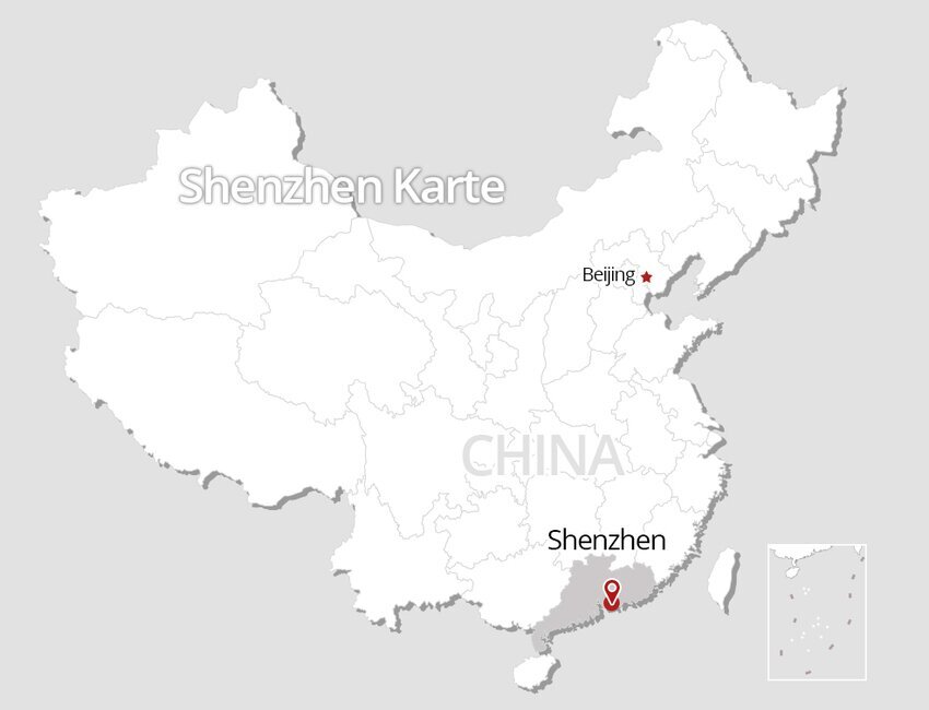 Shenzhen Karte